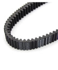 Close-up of Top Notch V-Drive Transmission Belt For CFMoto Snyper 800 EX And Terralander 800 EFI Motorbike, showcasing ribbed design.
