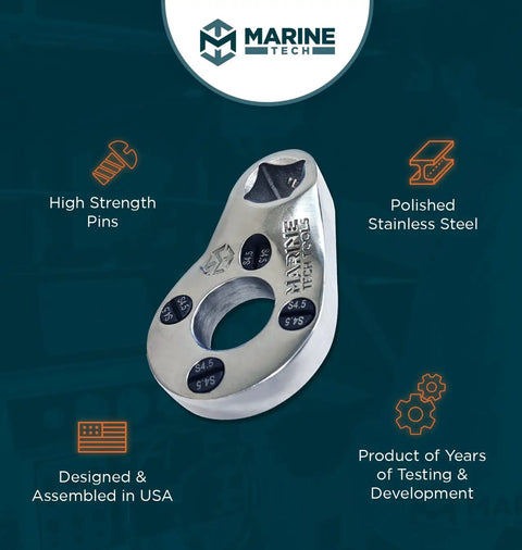 32mm Marine Pin Wrench For Outboard Trim Tilt Systems With 4 Pin Engaged Caps Design Fits Trim Tilt Units Replacement Tool AMT0006 polished stainless steel