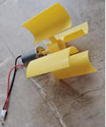 Vertical Axis Wind Turbine Generator Kit For DIY Physics Science Experiments Educational Hands On Teaching Tool For Learners Power Generation Principle Research, yellow blades with motor and wires