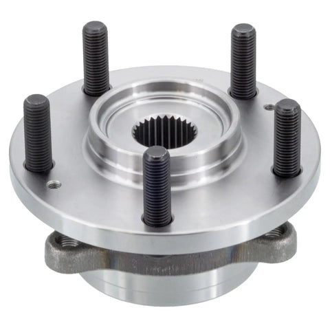 Close-up of Front Wheel Bearing And Hub Assembly For 2016-2019 Kia Soul EV Without ABS 5-Lug 27-Spline OE Direct Replacement 513426