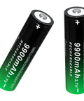 Top Shelf Dual Replacement Household Batteries Designed To Kickstart Your Favorite Home Gadgets Reliable Backup Power Packed With Long Lasting High Capacity Juice Keeping Your Gear Running Smooth Daily 18650 rechargeable cells with 9900mAh capacity