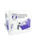 Packaging of Drop In Replacement Open 44 Differential Spider Gear Kit With 30 Spline Axles Fits 44 Open Differentials Includes Two Side Gears