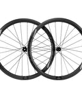 Tubeless Carbon Fiber Wheelset 38mm And 31mm For 700c Road Bikes, Disc Brake, UCI Approved, EN Certified, two wheels view
