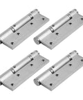 Stainless Steel Self Closing Automatic Return Door Hinges Spring Loaded Hidden Door Hardware for Bedroom and Study Quiet Spaces