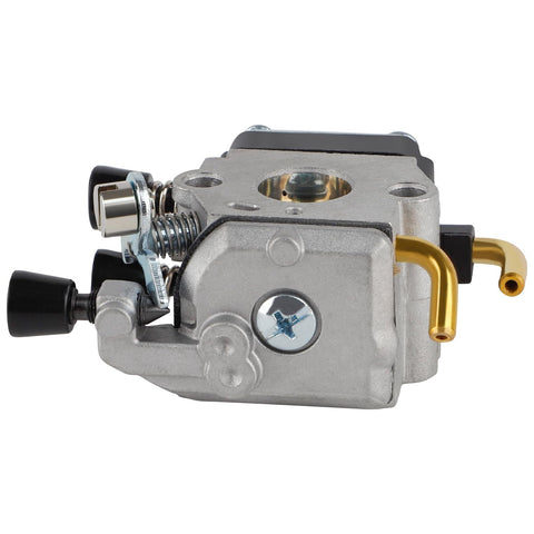 FS55R Carburetor Air Filter Cover For STIHL Trimmers OEM 4140 120 0612, metal carburetor side view