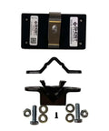 AXR1 Water-Resistant 3-Button Remote For Automatic Gate Openers components with brackets and fasteners, weatherproof design.