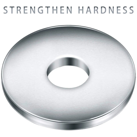 Go-kart clutch lock washer, round brushed steel disc with central bore.
