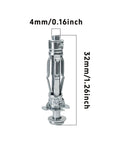 15 Pcs M4x32mm Heavy Duty Zinc Plated Steel Molly Bolt Hollow Drive Wall Anchors Screws For Drywall Plaster And Tile Ideal