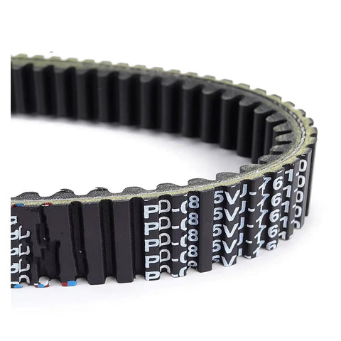 High Mileage V Drive Belt For T Max 500 Scooter XP500 Models 2004 To 2011 with textured surface and reinforced edges.