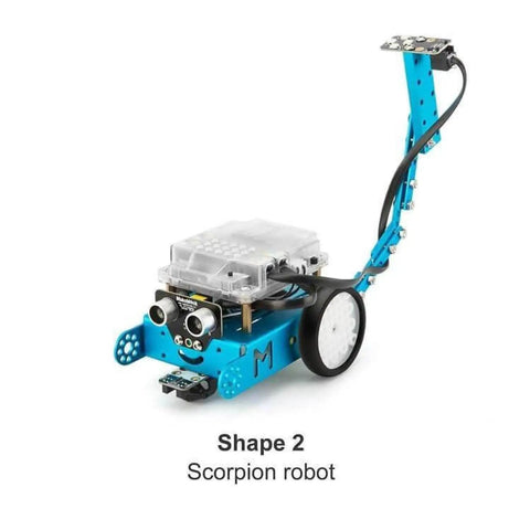 Interactive Light And Sound Three In One Add On Pack For Mbot With RGB LED And Light And Sound Sensors Lets You Turn Your Robot Into A Light Chasing Bot An Epic Desk Lamp A Scorpion Style Build Or Any Creative Project. scorpion robot shape
