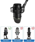 Shock Mount For Yeti X Microphone With 2026 Anti Vibration Suspension Clip And Cantilever Stand Adapter Microphone Holder