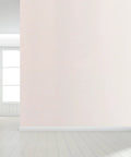 Beige Peel And Stick Waterproof Pvc Wallpaper For Self Adhesive Removable Wall Covering used on empty wall in bright room.