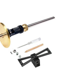 Precision Dovetail Jig And Wheel Marking Gauge Set featuring smooth micro adjustments, includes cutter, pencil, and gauge.