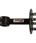 Side view of Spare Tire Mount For Polaris RZR XP Turbo showing heavy-duty steel clamp for 1.75 inch roll cage with 4x110 bolt pattern.