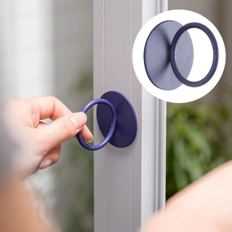 Adhesive Stick On Cabinet Handles 3 Pack Triangle And Hexagon Pull Knobs No Drill Easy Install For Cupboards, Closets, Drawers