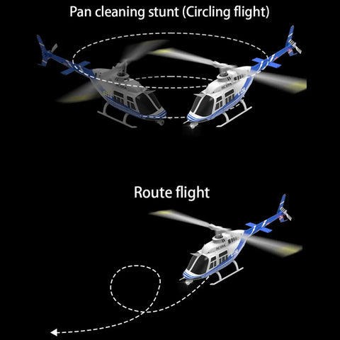 Beast Ready RC Helicopter For Adults And Beginners With 6CH 6 Axis Gyro Stability Altitude Hold Optical Flow performing maneuvers