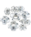 80 Piece M3 M4 M5 M6 M8 Zinc Plated Four Claw Tee Nuts For Speaker Cabinets And Furniture Hardware Set Built To Last
