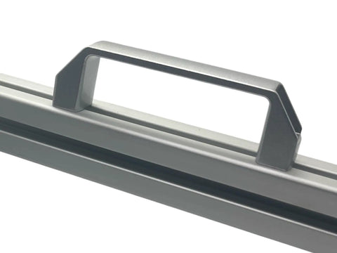 Heavy Duty Aluminum Alloy Pull Handles For 10 And 15 Series Extrusion Profiles Pro Grade Shop Essential Silver Finish Two Pack Rock Solid Grips That Work Like A Charm Upgrade Your Machine Build Today