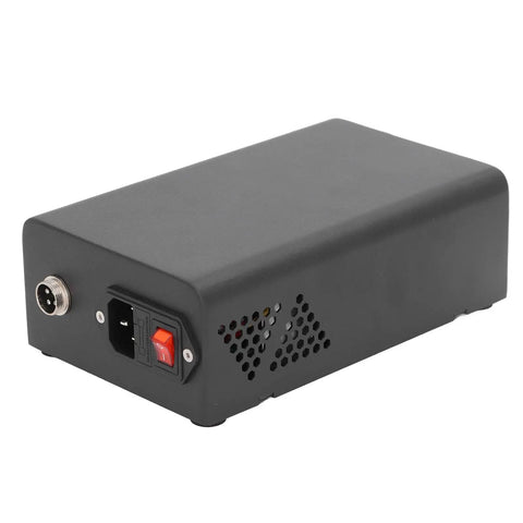 Drop In Ready 500W Air Cooled Spindle Motor Kit With Er11 Chuck And All Necessary Hardware For CNC Router Machines, power toggle switch on black housing.