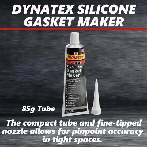 High Temp RTV Silicone Gasket Maker 85g Tube For Auto Use, 500F Heat Resistance, Sensor Safe, Non Corrosive Sealant, Made in USA
