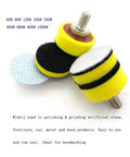 Kick Up Some Dust With These 1 Inch White Dry Sanding Discs Featuring Hook And Loop Backing For Easy Swapping Across 50 Pieces Ranging From 60 Grit Rough Grinding To 1000 Grit Smooth Finishing Perfect For Any DIY Or Pro Project Needing Serious Grip And. Yellow sanding disc set with hook and loop backing and grits from 60 to 1000.