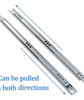 17mm Wide Mini Drawer Slides Two Way Pull Out Rails With Smooth Glide For Kitchen Office And Workshop 214mm Length 1 Pair