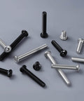 Heavy Duty 1/4-20 x 2-1/2 Inch Flat Head Hex Socket Cap Screws Bolts, 20 Pack, 304 Stainless Steel 18-8, Black Zinc Finish