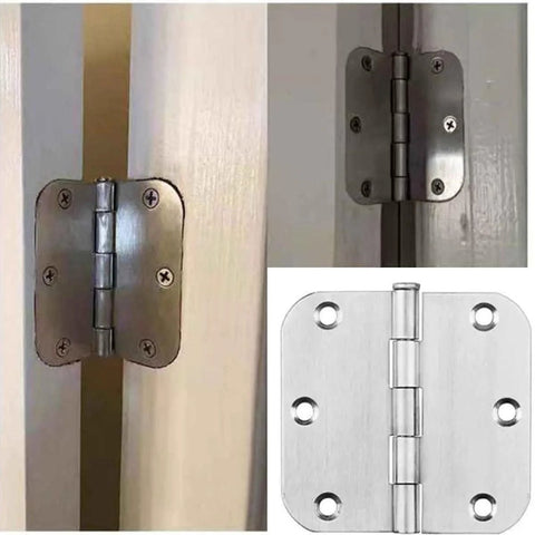 3.5 Inch Stainless Steel Door Hinge Pins Set For Smooth Door Closure Replacement Hinges 6 Pack Oil Film Coated Pins installation