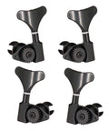 Level Up Your Rig With Premium Alloy Bass Guitar Tuner Machines And Precision Peg Keys Designed For Smooth Shifting And Lock Tight Performance In Rock Session Or Studio Setup With Reliable 14L14R Mounting For Quick Installation, black bass tuners