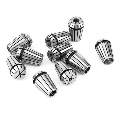Pro Grade 10 Piece ER20 Collet Set For CNC Milling Lathe Engraving Tools Heavy Duty 65Mn Spring Steel Chuck Accessories