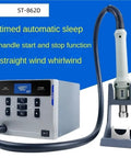 Front view of High-Power 1000W Hot Air Soldering Station With 100 to 480 C Range, 120 L Min Airflow, Brushless Fan, Lead-Free
