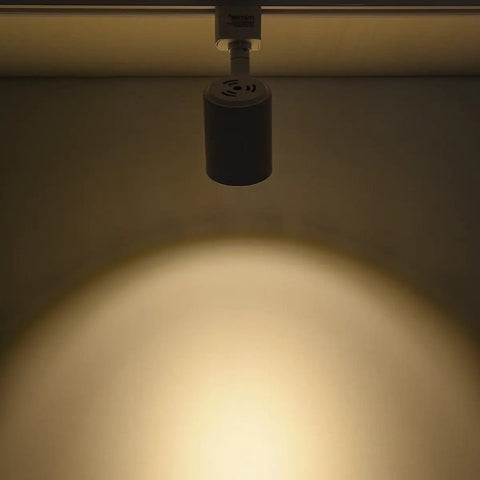 12 Pack LED Track Lighting Heads For Single Circuit H Type Rail Ceiling Spotlight in warm white illumination