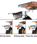 Set Of Four 8 Inch Heavy Duty Solid Rubber Swivel Casters With Brake Puncture Proof Silent Glide Industrial Fixed Plate built different brake mechanism details