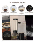 Automatic Coffee Machine With Detachable Water Tank That Doubles As A Drinking Cup One Touch Operation Auto Shutoff Cool Blue Indicator Light Anti Dry Heating Perfect For Home Use And Sharing Pot multiple functions