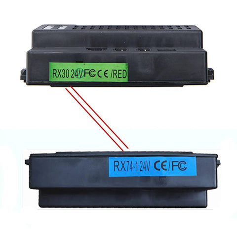RX74 24V Control Box Receiver For Ride On Toys With 2.4G Bluetooth Mainboard Accessory Slow Start Function 40A High Power Relay Replacement Part For Power Wheels And Other Kids Electric Cars