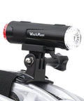 All In One 2 In 1 Rechargeable Helmet Light With Bracket Mount Front And Rear Bike Light 360 Degree Warning Visibility IP66 Waterproof