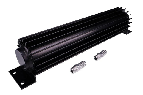 12 Inch Dual Pass Aluminum Transmission Cooler With One Quarter Inch NPT Fittings Universal Fit For C4 C6 700R4 4L60E 727