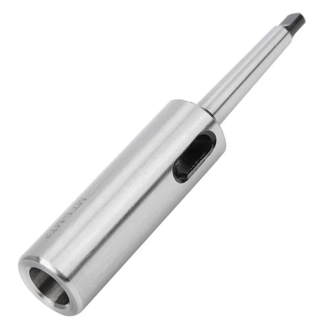 Taper Drill Sleeve MT1 MT2 Reducing Adapter For Lathe And Milling Tools Heavy Duty Quick Fit Precision Ground And Quenched High Hardness Wear Resistant Sleeve For Accurate Tool Changes And Better Milling Performance, MT1-MT2 steel