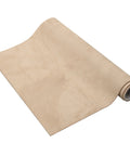 Beige suede headliner fabric roll with foam backing, 98 x 60 inches, for automotive interior trim