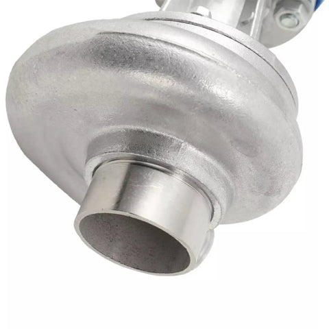 Close-up of aluminum housing on Beefy 1000W Hydro Turbine Generator For Off Grid Backup Power At Home 110V 220V Dual Voltage