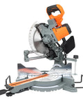 Professional Grade 10 Inch Double Bevel Sliding Compound Miter Saw With A Bulletproof 15 Amp Motor and smooth cutting action.