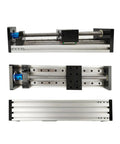Heavy Duty HGH20 Linear Guide Slide Table With Ball Screw Kit, aluminum construction, precision movement for industrial automation.