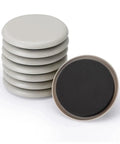 Heavy Duty Furniture Glides And Movers Pads With Strong Self Adhesive Backing Universal Conical Fit For Hardwood Floors And Carpet, gray pads.