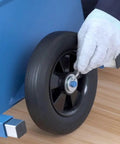 Super Strong Drywall Panel Dolly Hauls Six Hundred Pounds With Ease Using Eight Inch Puncture Proof Wheels And Handy Adjustable Clamp