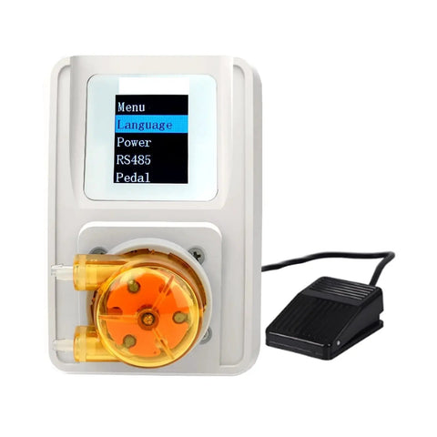Adjustable Peristaltic Dosing Pump 88Ml Min For Lab And Aquarium Use Stepper Motor With Lcd Display Precise Fluid Control Diaphragm Mechanism Reliable Performance Smooth Operation Easy To Monitor Flow Rates For Various Chemical Applications And Aquatic