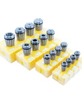 Pro Max Spring Collet Set ER16 With Heavy Duty Alloy Steel For Lathe Engraving Machine And Precision Tooling Chuck Kit, assorted sizes