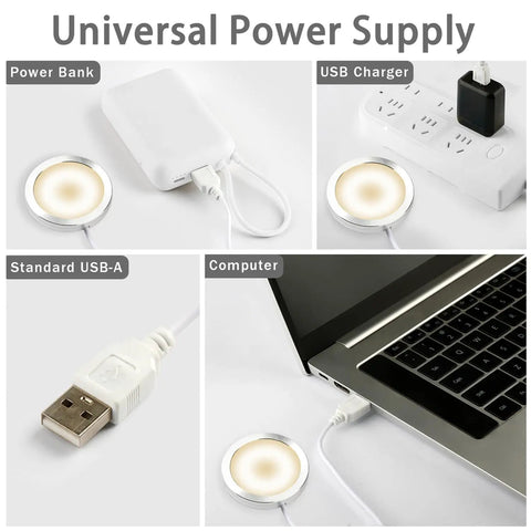 3D Printer LED Lamp Kit 001 with remote control and RGB color, USB powered 5V connected to power bank and laptop for illumination