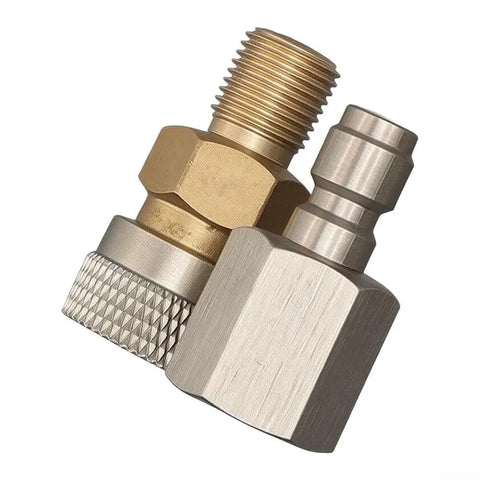 Top Shelf Quick Connect Filling Charging Hose With 1/8 Inch Thread High Pressure Pneumatic Air Line male and female couplers.