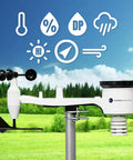 WS-1965 Weather Station With WiFi Remote Monitoring Network Access All In One Sensor Array Color LCD Display in field