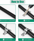 How to use Built Tough 1/2 Inch Stainless Steel Conduit Clamps Feature Double Hole Layout for installation process.
